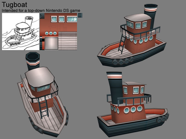 A tugboat.