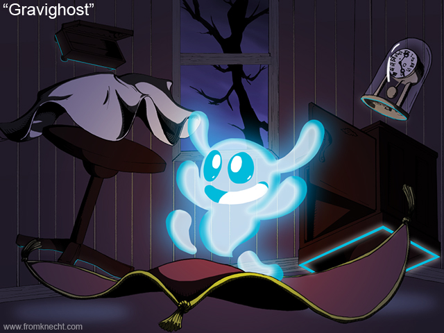 A production drawing for Gravighost
